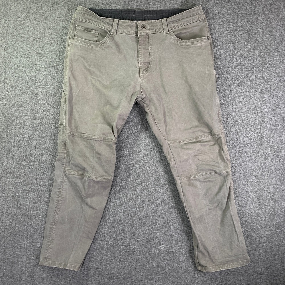 Kuhl Pants Men 40x29 Brown Rebel Hiking Outdoor Utility Tactical Patina Dye